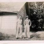 Bluey and Jack Burgin all dressed up and nowhere to go.