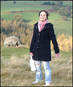 Jessica in the countryside