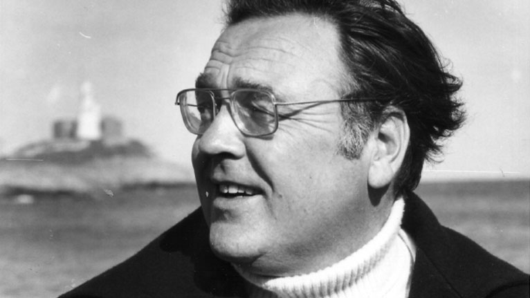 Black and white photograph of Alun Richards.