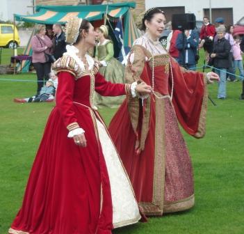 Historic dancers in Nairn