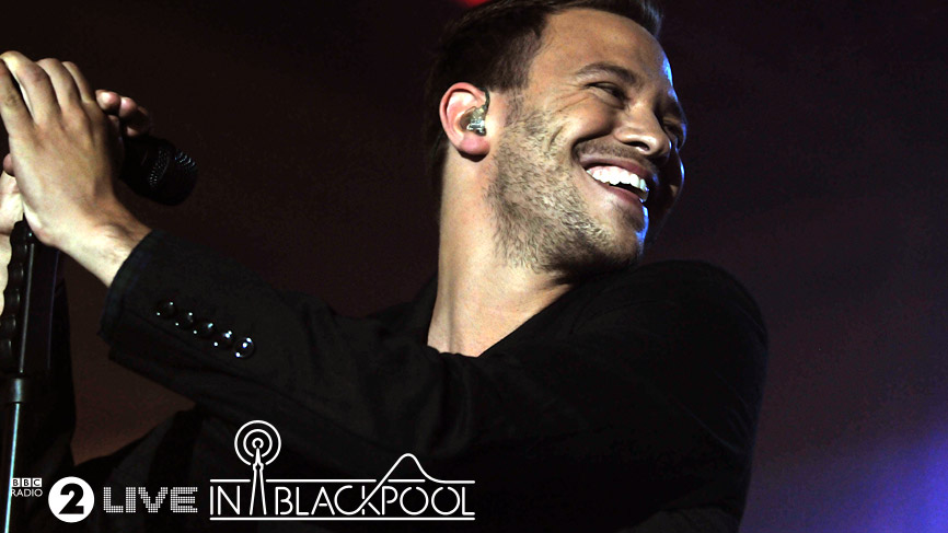 Will Young performing at Radio 2 Live In Blackpool