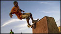 Skateboarder in uganda