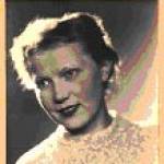 Elly Jaeger who Sid met in Belgium