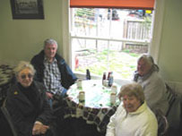l-r Doreen, Peter, Jean and Evelyn