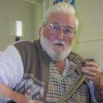 Michael Barnett holding the silk rope