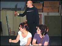 York Shakespeare Project rehearsals