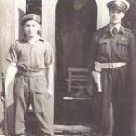 Fred on guard duty at Blankenese, suburb of Hamburg