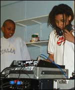 Young DJs from Wood End 