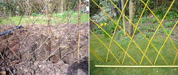 Lay more rods in the opposite direction