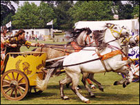 Roman Chariot Racing at the West Mid Show