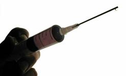 A syringe