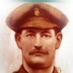 Pte Robert Matthewson 27/489. As with many men who went to the 14 - 18 war they only ever had one photo taken of themselves in there life. This was Robert's