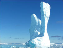 Blue iceberg by Louise Baker