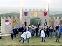 Shin Kicking at the Cotswold Olimpicks