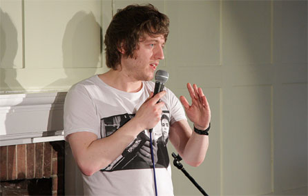 Elis James at the 2011 Machynlleth Comedy Festival. Photo: Ed Moore, Edshots