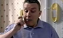 Ray on the phone