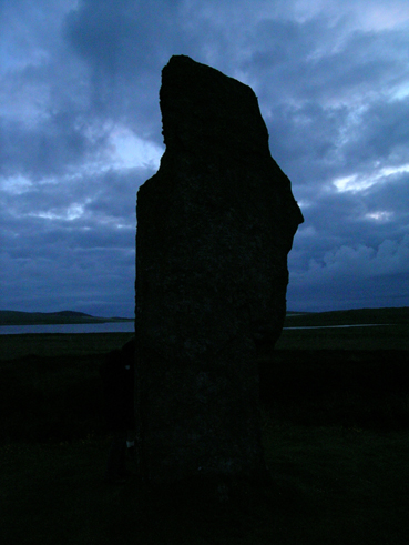 Silhouette of stone