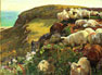 Our English Coasts (Strayed Sheep) by William Holman Hunt