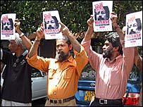 Journalist protest