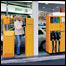Posto de gasolina para mulheres na Suécia