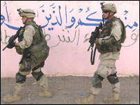 Irak'ta Amerikan askerleri