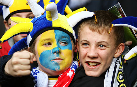Havant and Waterlooville fans enjoy their big day 