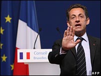 French President Nicolas Sarkozy