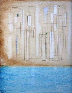 Barbara Hepworth, Project (group of figures for sculpture) © Bowness, Hepworth Estate. City & County of Swansea, Glynn Vivian Art Gallery Collection.