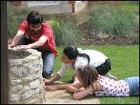 Dave coaches the girls on how to be menacing