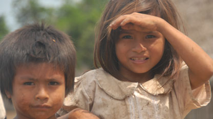 Achuar children