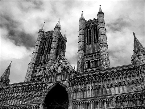 Lincoln Cathedral with some brooding skies overhead. Pictures by Caroline Wallis.