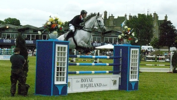 Simon Buckley in the Royal Highland Show Grand Prix