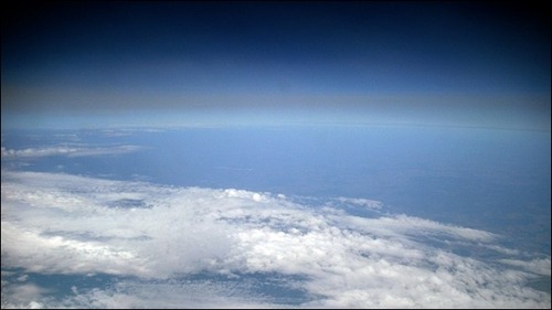 Cloud cover vanishes at the edge of this anticyclone, or area of high pressure - but that's not always the case (Photo: Ian Fergusson)
