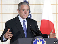 Ông Bush nói đòi hỏi dân chủ của người dân Trung Quốc đang tăng lên