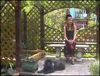 Phil Johnson's wife, Carol has Multiple Sclerosis but continues to enjoy their sensory garden