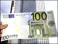 100 Euro'luk bir banknot