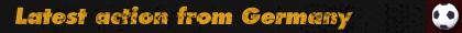 Latest action from Germnay