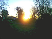 Sunrise in Ecclesall Woods