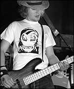 Bassist Simon Taylor.