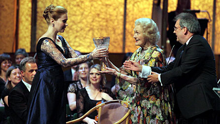 Ekaterina Scherbachenko and Dame Joan Sutherland