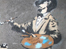 Detail from Banksy painting