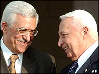 Mahmud Abbas ve Ariel Şaron