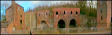 Blists Hill Victorian Town old blast furnaces 