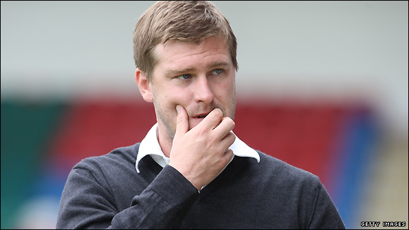 MK Dons manager Karl Robinson