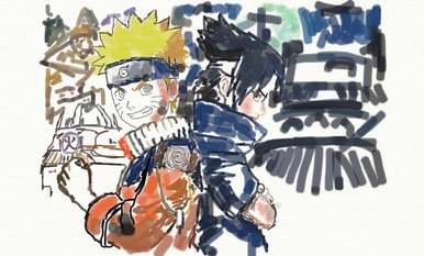 Naruto and Sasuke