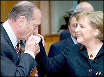 Chirac ve Merkel