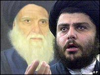 O clérigo xiita Moqtada Sadr