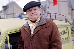 An image of David Jason as 'Del Boy' from Only Fools and Horses