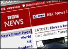 A graphic of the BBC News website