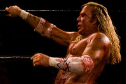 Mickey Rourke in The Wrestler